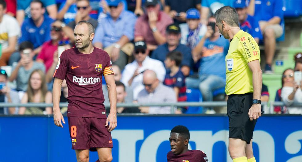 _\"Es un gesto muy agresivo\"_, dijo el DT del FC Barcelona sobre lesión de Ousmane Dembélé. (Foto: Getty Images)