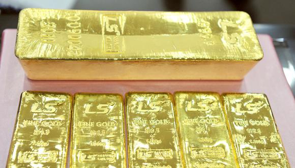Los futuros del oro en Estados Unidos ganaban un 0,4% a US$1.801,30. (Foto: AFP)