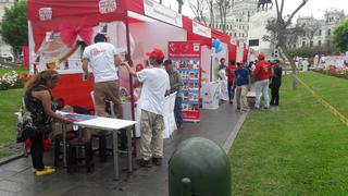 Campaña gratuita de descarte de VIH en Plaza San Martín