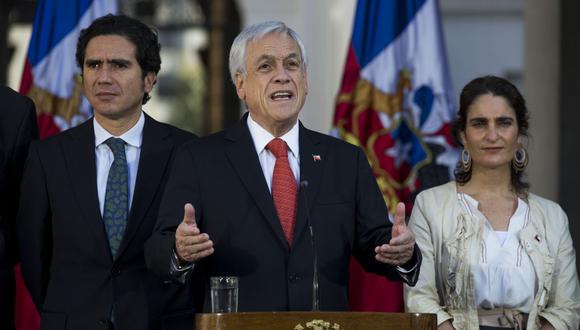 Sebastián Piñera señaló que Chile ha vivido días de mucha violencia "provocada en su gran mayoría por grupos de criminales organizados”. (Foto: AFP)