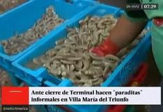 Villa María del Triunfo: clausuran terminal pesquero por insalubre