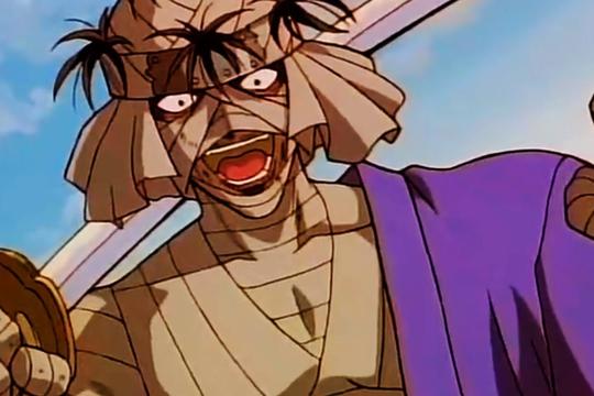 El manga de Rurouni Kenshin fue publicado en la revista semanal Shōnen Jump de la editoria Shūeisha entre el #19 de 1994 y el #43 de 1999, y consta de 28 volúmenes en tankōbon, mientras que más tarde la editorial relanzó el manga en formato kanzenban con 22 volúmenes. Aquí se aprecia a Shishio Makoto, uno de los antagonistas de la obra. | Crédito: Fuji TV