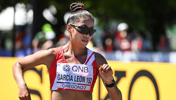 Kimberly García se proclamó campeona en el Mundial de Atletismo 2022 en Eugene. (Foto: AFP)