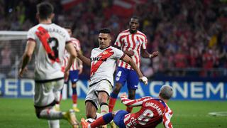 Atlético de Madrid y Rayo Vallecano empataron 1-1 por LaLiga | RESUMEN Y GOLES