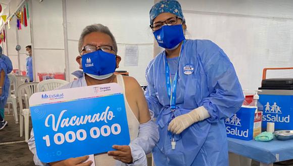 Vacunatorio Plaza Norte de Essalud alcanza el millón de vacunados contra el COVID-19 | Foto: Essalud