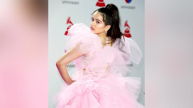 Rosalía en la alfombra roja del Latin Grammy 2018. (Foto: Agencias)