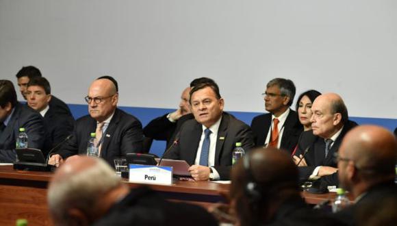 Esta conferencia contó con la participación de delegaciones de 57 países (incluido Perú) y 3 organismos internacionales. (Foto: Cancillería)