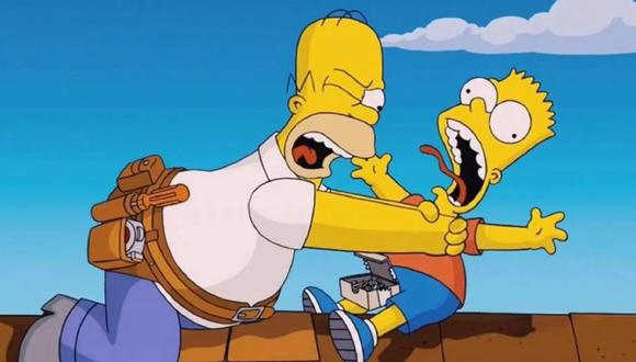 Homero ya no ahorcará a Bart en "Los Simpson".