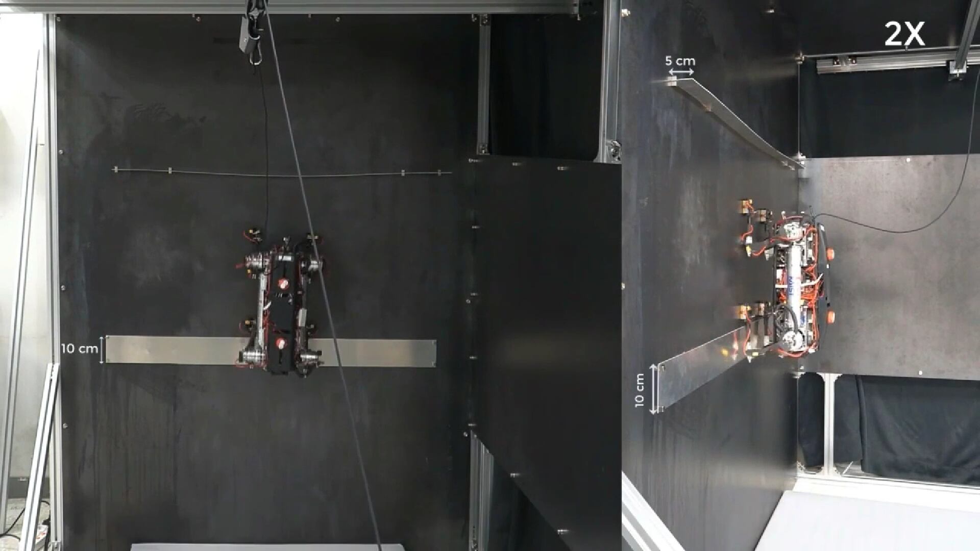 These Marvel climbing robots were developed in Korea.  (Photo: Screenshot)