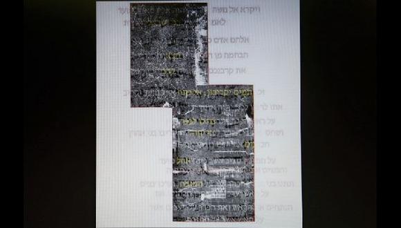 Pergamino revela uno de los primeros textos de la Biblia