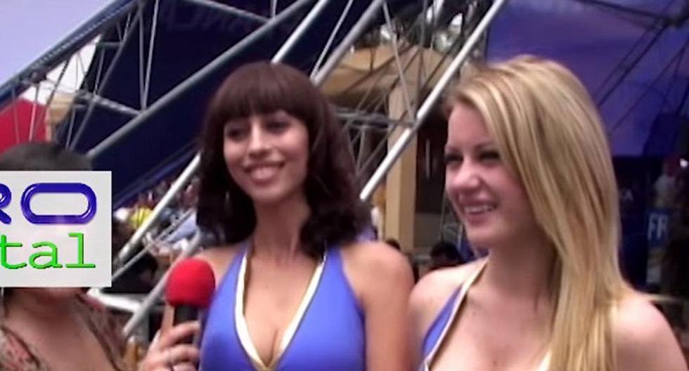 Leslie Shaw y Olinda Castañeda se lucen como amigas en video de hace algunos años, cuando la fama aún no les sonría. (Foto: Captura YouTube)