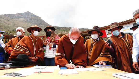 Buscan promover desarrollo económico, social y ambiental en Aquia. (Foto: Minem)