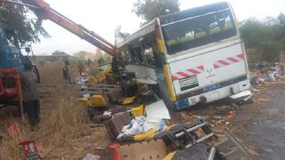 Choque de dos autobuses en Senegal deja al menos 40 muertos y 78 heridos