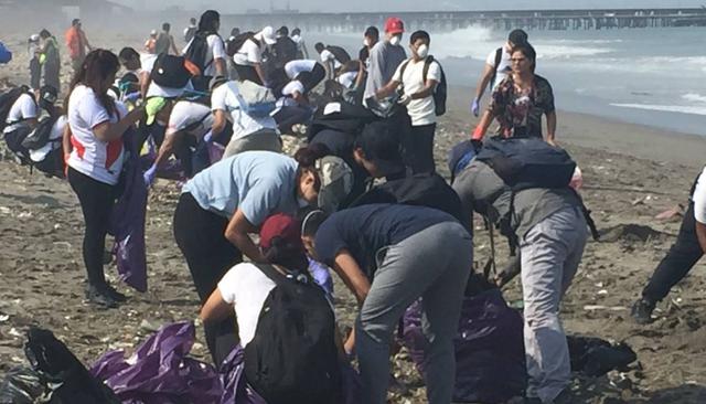 La jornada de limpieza se desarrolló este fin de semana en las playas Carpayo, Arenilla y Márquez. (Foto: Difusión)
