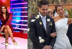 Valeria Piazza revela por qué Pierre lució nervioso durante su boda: “Ha sido difícil para él”