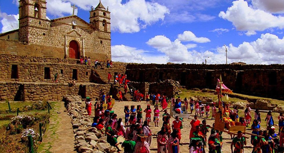 Ministerio de Cultura declaró Patrimonio Cultural al complejo de Vilcashuamán. (Foto: Andina)