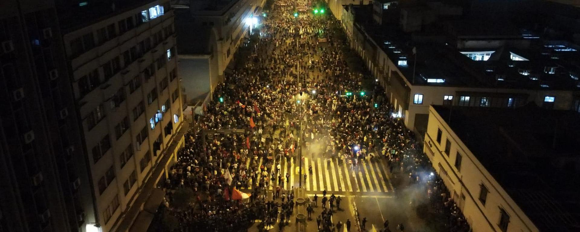 Marcha en Lima: la crónica de una movilización que reunió a más de 20.000 personas