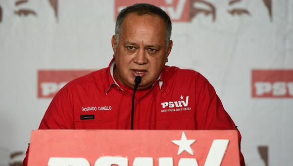 Diosdado Cabello: “Ha habido una brisita bolivariana por Ecuador, Perú y Argentina”. (AFP / Federico PARRA).