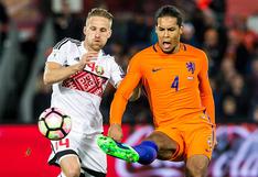 Holanda goleó a la Bielorrusia de Alexei Ríos en las Eliminatorias de Europa a Rusia 2018