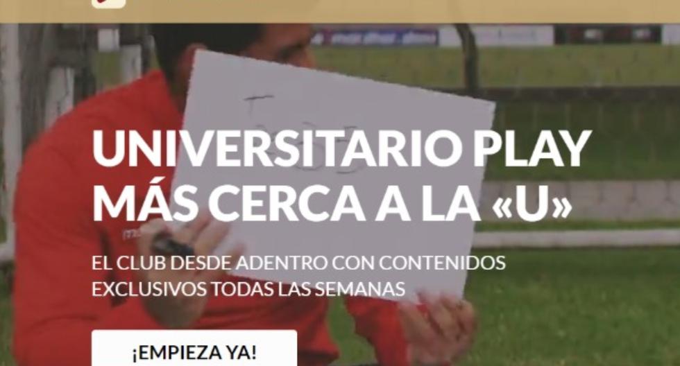 Conoce la nueva aplicación de Universitario de Deportes en donde podrás ver partidos y otros videos exclusivos del equipo de tus amores. FOTO: Universitario.