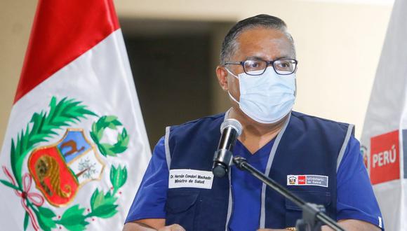 Vocero de la bancada de Perú Libre, Waldemar Cerrón, informó que el titular de Salud fue invitado por su grupo parlamentario, tras lo cual aprovechó en reunirse con otros. (Foto: Minsa)
