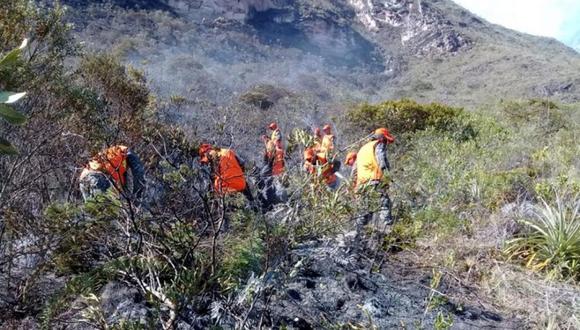 Kuélap: disponen cierre temporal de zona arqueológica por incendio forestal