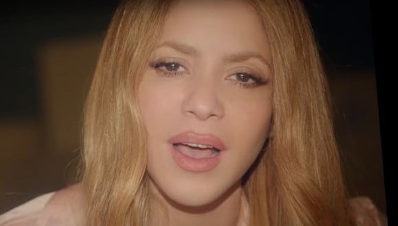 La colombiana en el videoclip de "Acróstico" (Foto: Shakira / YouTube)