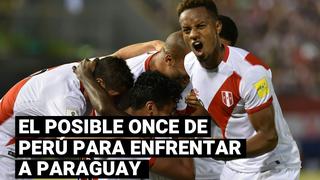 El posible once de Ricardo Gareca para enfrentar a Paraguay hoy