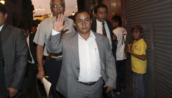 Gregorio Santos permanece preso desde el 25 de junio del 2014 por presuntos delitos de corrupci&oacute;n en Cajamarca. (Archivo El Comercio)