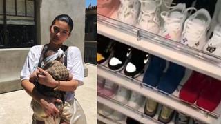 La colección de zapatos de Stormi, la hija de Kylie Jenner