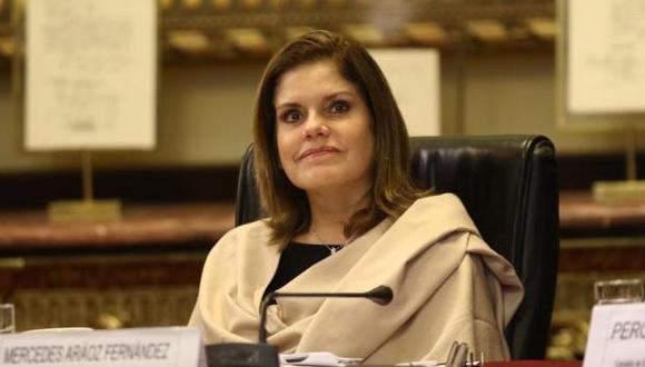 Mercedes Araoz quedará a cargo del despacho presidencial el 6 de septiembre y en cuanto dure la ausencia de Martín Vizcarra.  (Foto: GEC)