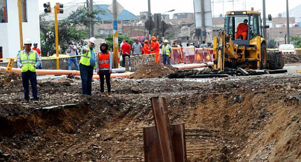 La avenida Próceres de SJL estará cerrada mientras se realicen las obras de reparación de la tubería. (Foto: GEC)
