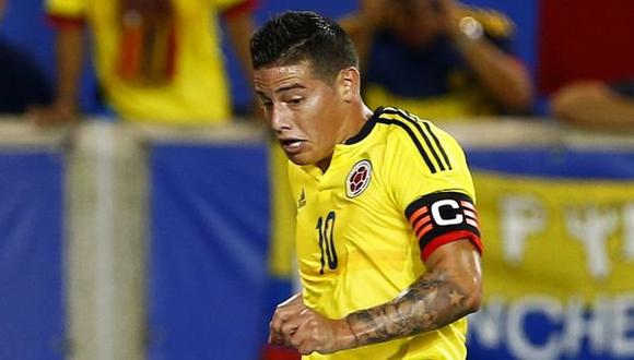 Colombia confirmó ausencia de James ante Perú por lesión
