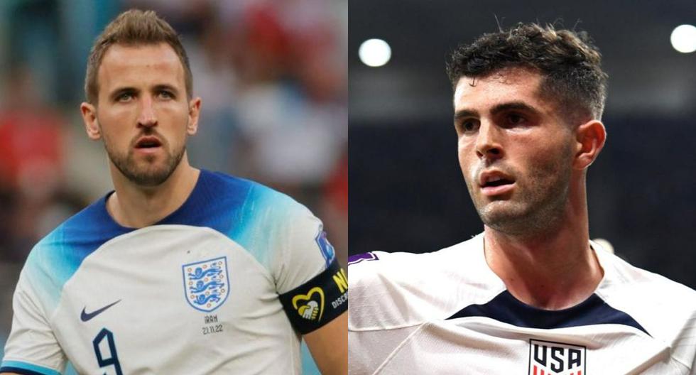 Estados Unidos vs. Inglaterra juegan en la fecha 2 del grupo B del Mundial Qatar 2022. (Foto: EFE)