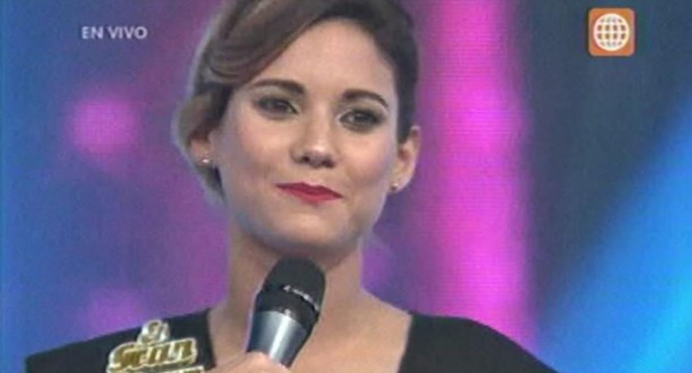 María Gracia Gamarra ingresó a El Gran Show. (Foto: Captura América Televisión)