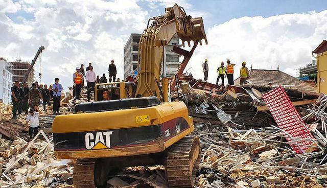 los equipos de rescate siguen buscando sobrevivientes, según detallaron las autoridades locales. (Foto: AFP)