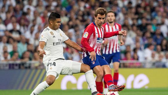 Real Madrid vs. Atlético de Madrid EN DIRECTO y EN VIVO ver vía ESPN 2: se enfrentan en el derbi madrileño. (Foto: EFE)