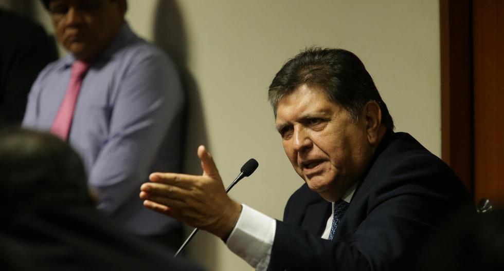 Alan García negó que haya sido beneficiado con un blindaje en la Comisión Lava Jato. (Foto: USI)