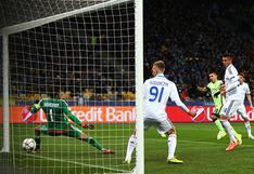 Sergio Agüero: así abrió el marcador en el Manchester City vs Dinamo Kiev