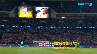Tottenham vs. Borussia Dortmund: el minuto de silencio por Sala y Banks | VIDEO