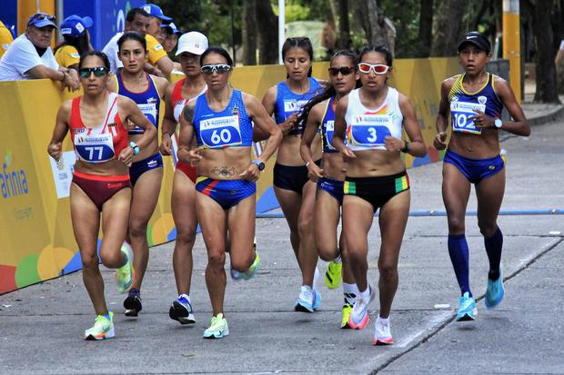 Gladys logró el oro en la media maratón de los Bolivarianos. (Foto: Juegos Bolivarianos)