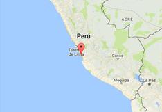 Sismo de 3,6 grados de magnitud se registró el lunes al sur de Lima