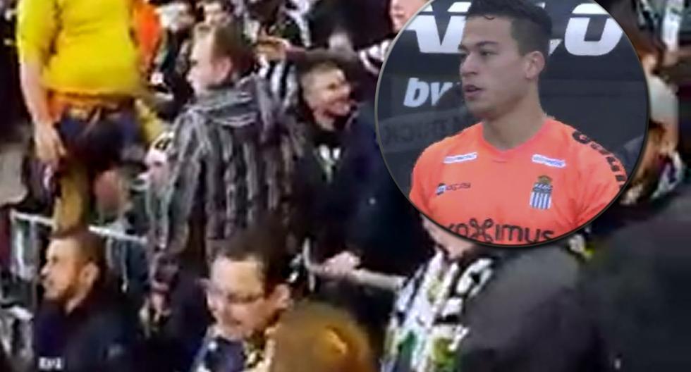 Hinchas del Sporting Charleroi se emocionaron cuando ingresó Cristian Benavente. (Video: Sporting Charleroi)