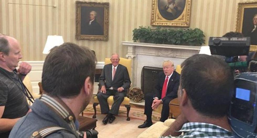 Donald Trump se reunió con PPK. (Foto: @ppkamigo)