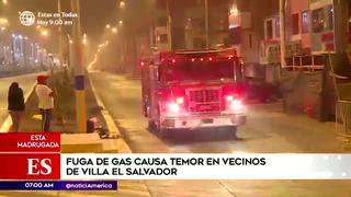 Villa El Salvador: reportan fuga de gas durante toque de queda