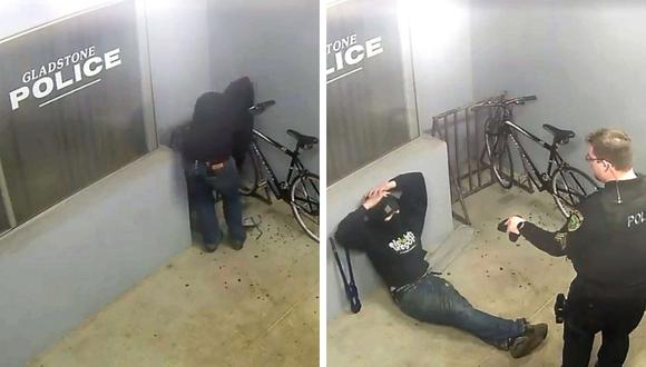 Ladrón intentó robar una bicicleta de un lugar que ninguno de sus "colegas" se atrevería y recibió su merecido. (Foto: theCHIVE en Facebook)