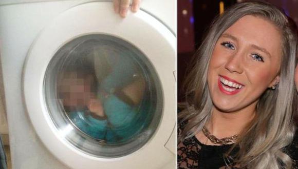 Mete a su hijo en una lavadora y publica foto en Facebook