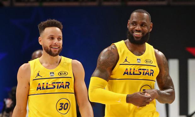LeBron James will team up with Stephen Curry again in the All Star Game