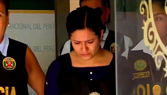 Detenida fue identificada como Fereliz Celeste Martínez. (Foto: Captura/Latina)