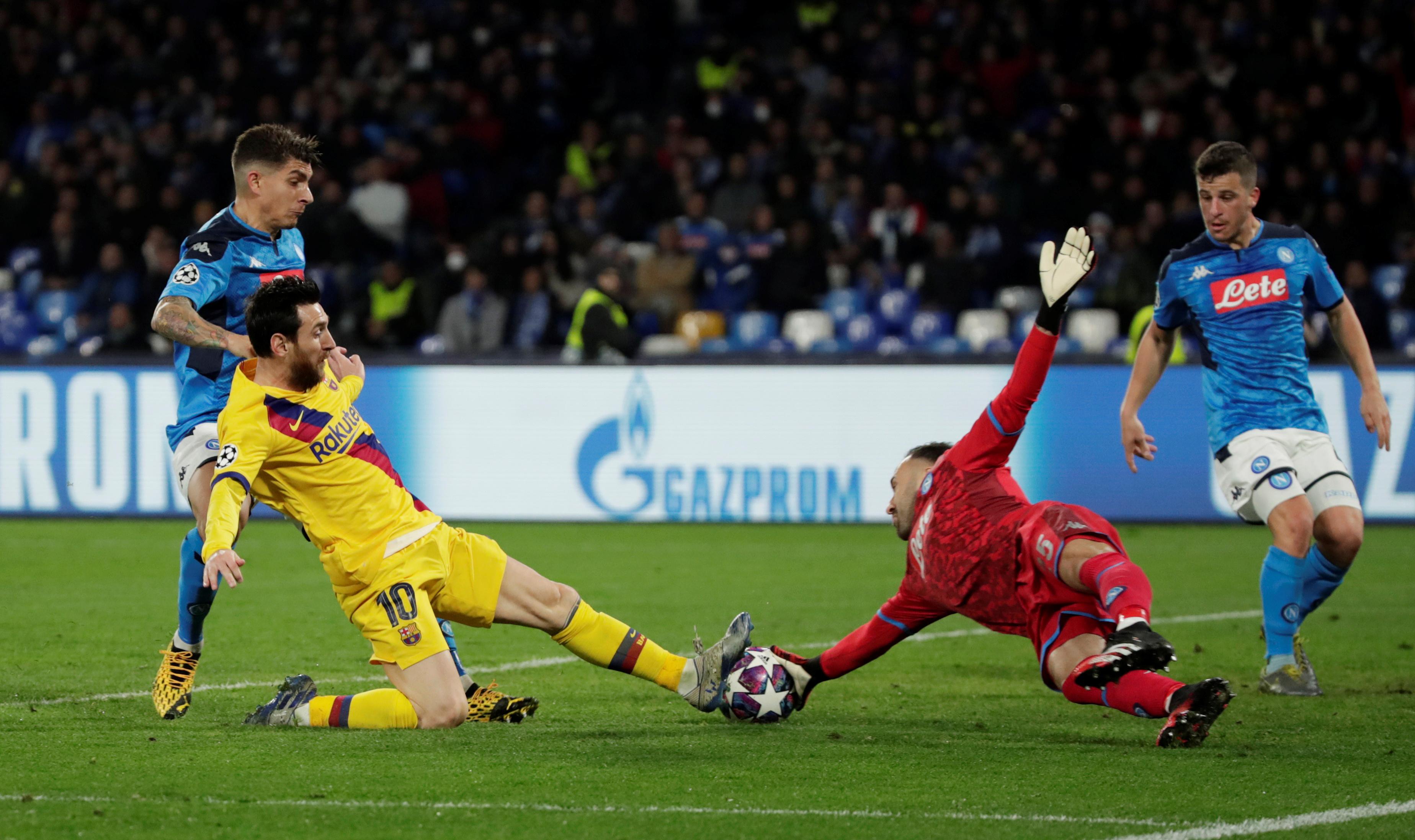 Barcelona vs. Napoli: alineaciones